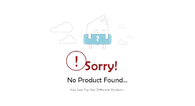  No product found Image